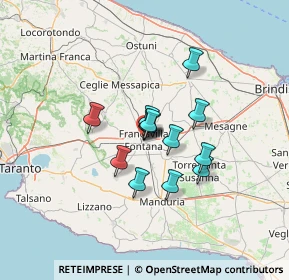 Mappa Via Balestra, 72021 Francavilla Fontana BR, Italia (9.35308)