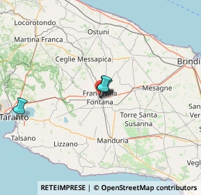 Mappa Via Balestra, 72021 Francavilla Fontana BR, Italia (38.28909)