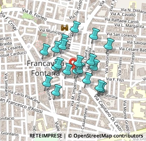 Mappa Via Balestra, 72021 Francavilla Fontana BR, Italia (0.169)