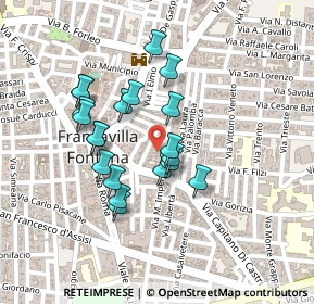 Mappa Via Balestra, 72021 Francavilla Fontana BR, Italia (0.202)