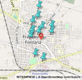 Mappa Via Balestra, 72021 Francavilla Fontana BR, Italia (0.39083)