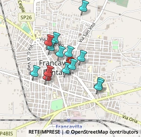 Mappa Via Balestra, 72021 Francavilla Fontana BR, Italia (0.37857)