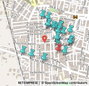 Mappa Via S. Biagio, 72021 Francavilla Fontana BR, Italia (0.2235)