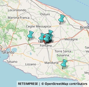 Mappa Ss 7 Appia km 0, 72021 Francavilla Fontana BR, Italia (6.28)