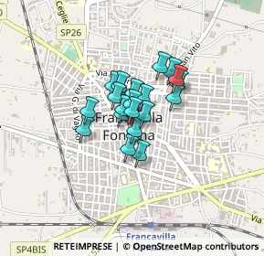 Mappa Via Sant'Eligio, 72021 Francavilla Fontana BR, Italia (0.252)