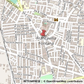 Mappa Via Immacolata, 13, 72021 Francavilla Fontana, Brindisi (Puglia)