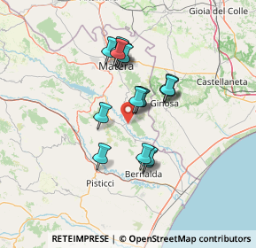 Mappa Contrada giannina, 75024 Montescaglioso MT, Italia (11.59706)