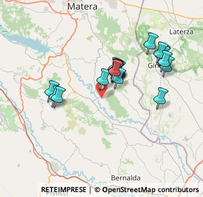 Mappa Contrada giannina, 75024 Montescaglioso MT, Italia (6.4615)