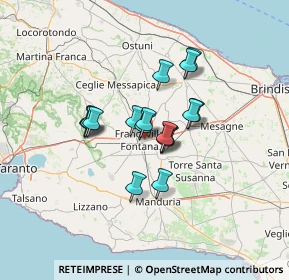 Mappa Via Caduti Via Fani, 72021 Francavilla Fontana BR, Italia (10.03059)