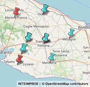 Mappa Via Caduti Via Fani, 72021 Francavilla Fontana BR, Italia (15.98533)