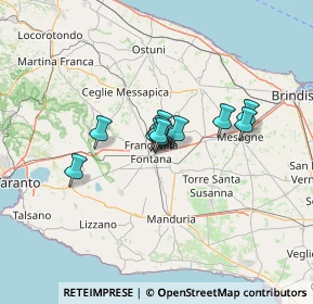 Mappa Via Caduti Via Fani, 72021 Francavilla Fontana BR, Italia (8.28636)