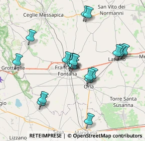 Mappa Via Caduti Via Fani, 72021 Francavilla Fontana BR, Italia (7.4)