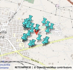Mappa Via Caduti Via Fani, 72021 Francavilla Fontana BR, Italia (0.33571)