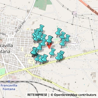 Mappa Via Caduti Via Fani, 72021 Francavilla Fontana BR, Italia (0.34138)