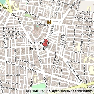 Mappa Via Regina Elena, 44, 72021 Francavilla Fontana, Brindisi (Puglia)
