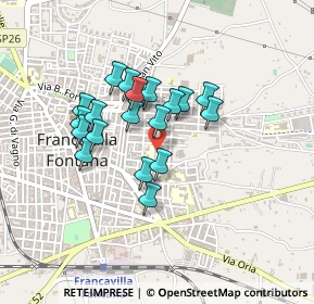 Mappa Via Trento, 72021 Francavilla Fontana BR, Italia (0.366)