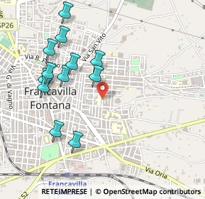 Mappa Via Trento, 72021 Francavilla Fontana BR, Italia (0.55917)