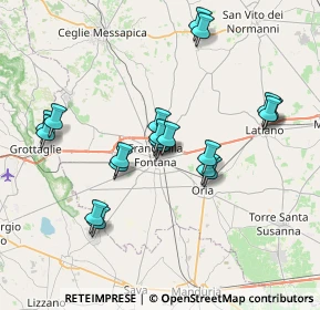 Mappa Via Trento, 72021 Francavilla Fontana BR, Italia (7.3815)