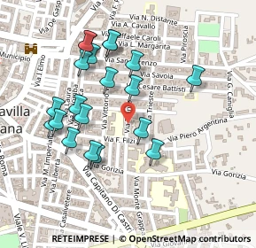 Mappa Via Trento, 72021 Francavilla Fontana BR, Italia (0.249)