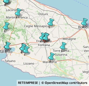 Mappa Via Trento, 72021 Francavilla Fontana BR, Italia (22.03706)