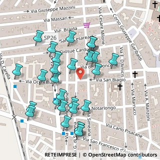 Mappa Via Simeana, 72021 Francavilla Fontana BR, Italia (0.125)