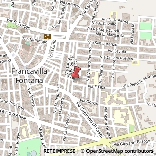 Mappa Via Francesco Baracca, 47/49, 72021 Francavilla Fontana, Brindisi (Puglia)