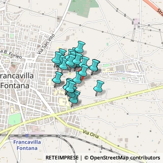 Mappa Via Piero Argentina, 72021 Francavilla Fontana BR, Italia (0.28214)
