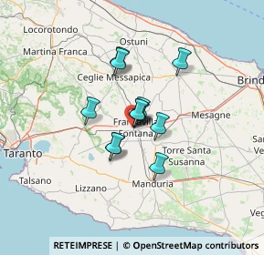 Mappa Via Per Grottaglie km 0.300, 72021 Francavilla Fontana BR, Italia (8.46833)