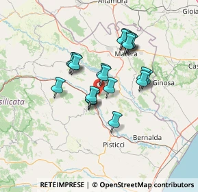 Mappa Contrada Manferrara, 75016 Pomarico MT, Italia (11.7345)