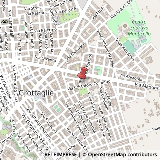 Mappa Via Milano, 1, 74023 Grottaglie, Taranto (Puglia)