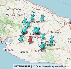 Mappa SP 50, 72021 Francavilla Fontana BR, Italia (11.4825)