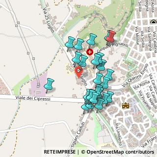 Mappa Via 25 Luglio, 74023 Grottaglie TA, Italia (0.216)