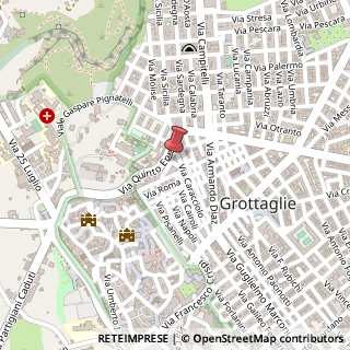 Mappa Via Galileo Galilei,  3, 74023 Grottaglie, Taranto (Puglia)