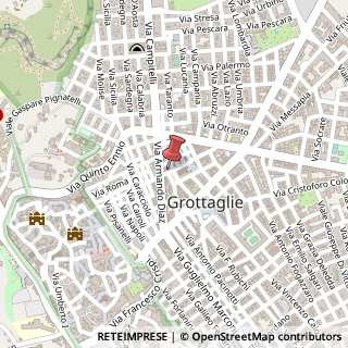 Mappa Piazza Vittorio Veneto,  23, 74023 Grottaglie, Taranto (Puglia)