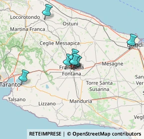 Mappa Via Confalonieri, 72021 Francavilla Fontana BR, Italia (25.38417)