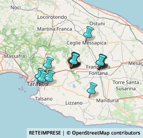Mappa Via Guglielmo Marconi, 74023 Grottaglie TA, Italia (9.52824)