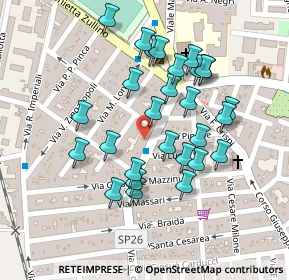 Mappa Via Lupo, 72021 Francavilla Fontana BR, Italia (0.1)