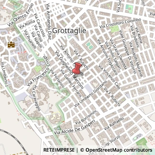 Mappa Via Guglielmo Marconi, 74, 74023 Grottaglie, Taranto (Puglia)
