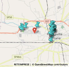 Mappa Via per Grottaglie Km 1, 72021 Francavilla Fontana BR, Italia (1.938)