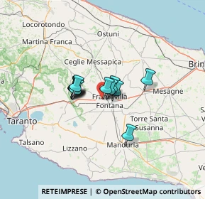 Mappa Via per Grottaglie Km 1, 72021 Francavilla Fontana BR, Italia (8.32462)