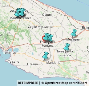 Mappa Via per Grottaglie Km 1, 72021 Francavilla Fontana BR, Italia (20.07333)