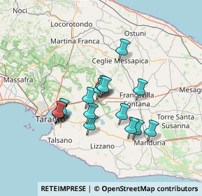 Mappa Via Basile, 74023 Grottaglie TA, Italia (12.04438)