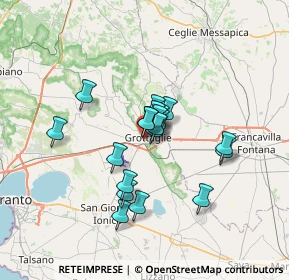 Mappa Via San Nicola, 74023 Grottaglie TA, Italia (5.072)