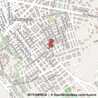 Mappa Via Ippolito Nievo, 1, 74023 Grottaglie, Taranto (Puglia)