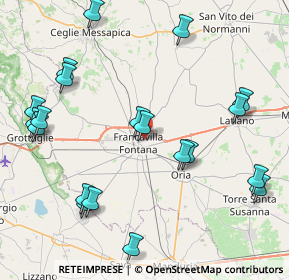 Mappa Via E. Toti, 72021 Francavilla Fontana BR, Italia (10.6655)