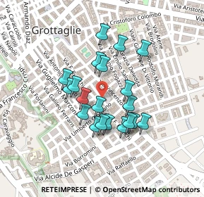 Mappa Via F. Rubichi, 74023 Grottaglie TA, Italia (0.19)