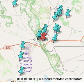 Mappa Via F. Rubichi, 74023 Grottaglie TA, Italia (4.8895)