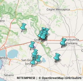 Mappa Via F. Rubichi, 74023 Grottaglie TA, Italia (4.988)
