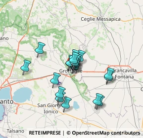 Mappa Via Amalfi, 74023 Grottaglie TA, Italia (5.1605)