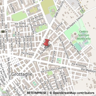 Mappa Via Messapia, 35, 74023 Grottaglie, Taranto (Puglia)